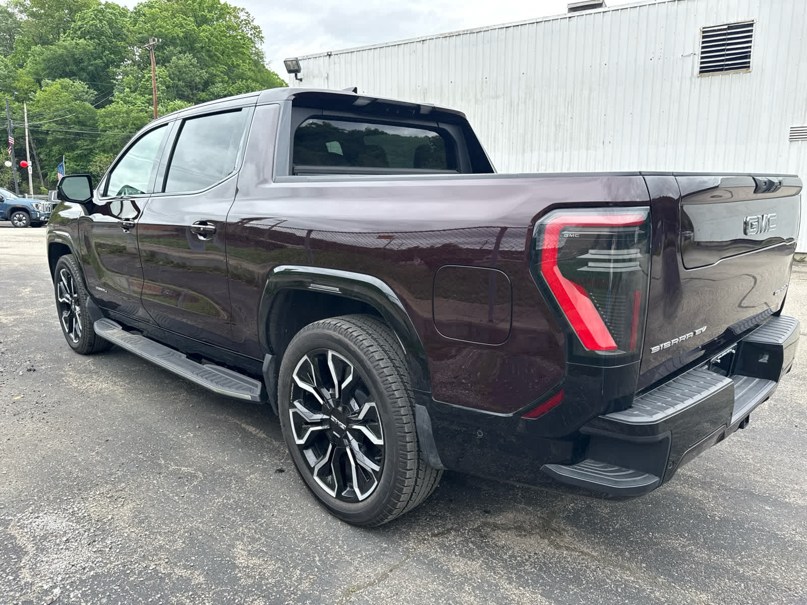 2025 GMC Sierra EV Extended Range Denali Dark Ember Tintcoat at Baglier Buick GMC Mazda