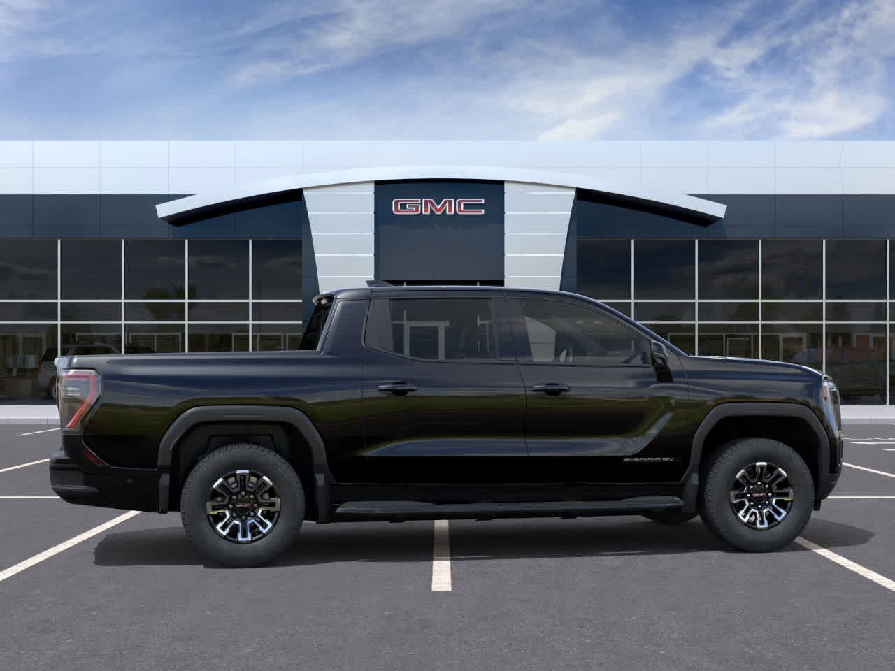 2026 GMC Sierra EV Standard Range Elevation Onyx Black at Baglier Buick GMC Mazda