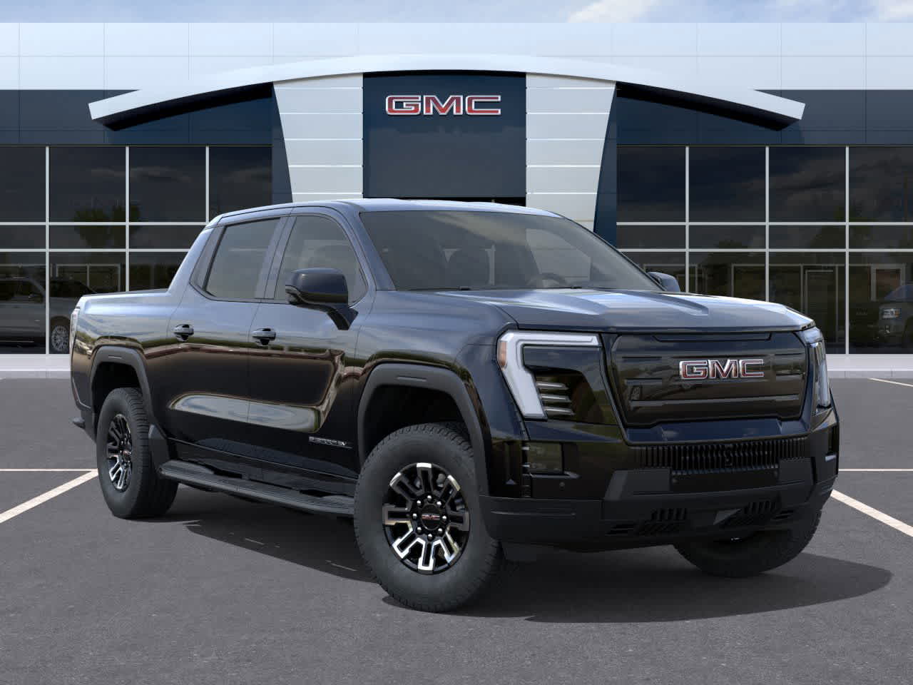2026 GMC Sierra EV Standard Range Elevation Onyx Black at Baglier Buick GMC Mazda