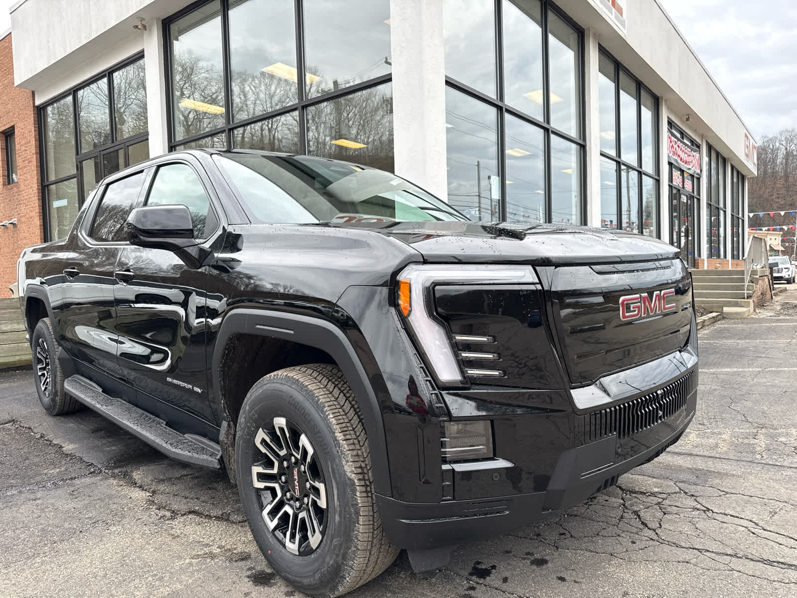 2026 GMC Sierra EV Standard Range Elevation Onyx Black at Baglier Buick GMC Mazda