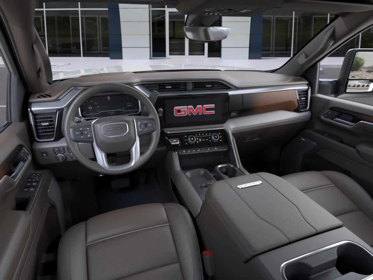 2026 GMC Sierra 2500HD Denali Glacier White Tricoat at Baglier Buick GMC Mazda