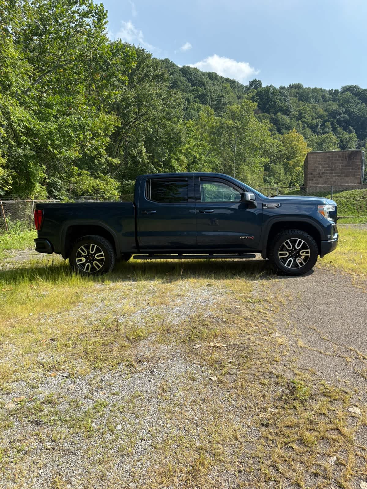 2019 GMC Sierra 1500 AT4 Pacific Blue Metallic at Baglier Buick GMC Mazda