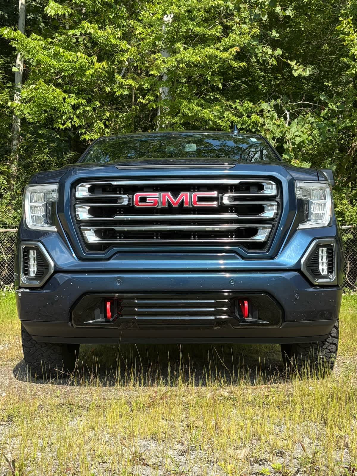 2019 GMC Sierra 1500 AT4 Pacific Blue Metallic at Baglier Buick GMC Mazda