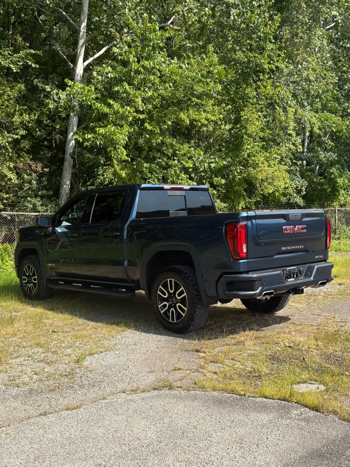 2019 GMC Sierra 1500 AT4 Pacific Blue Metallic at Baglier Buick GMC Mazda