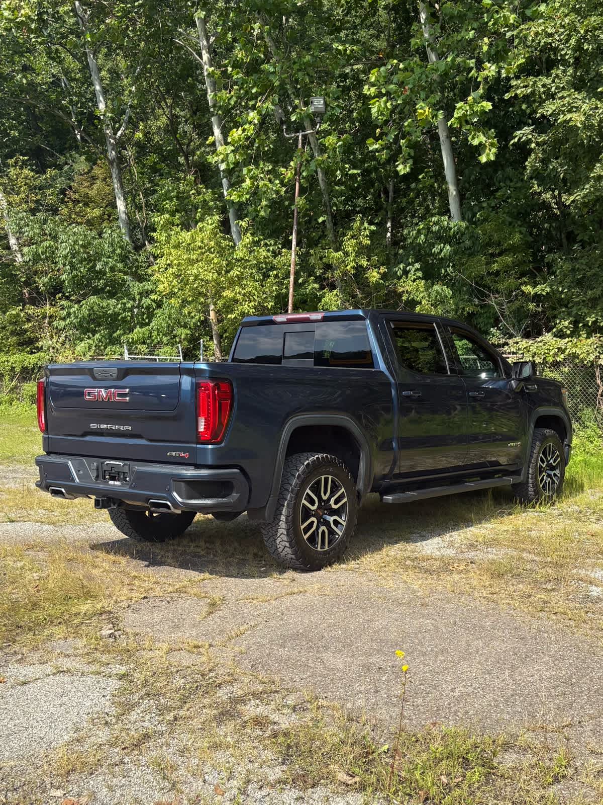2019 GMC Sierra 1500 AT4 Pacific Blue Metallic at Baglier Buick GMC Mazda
