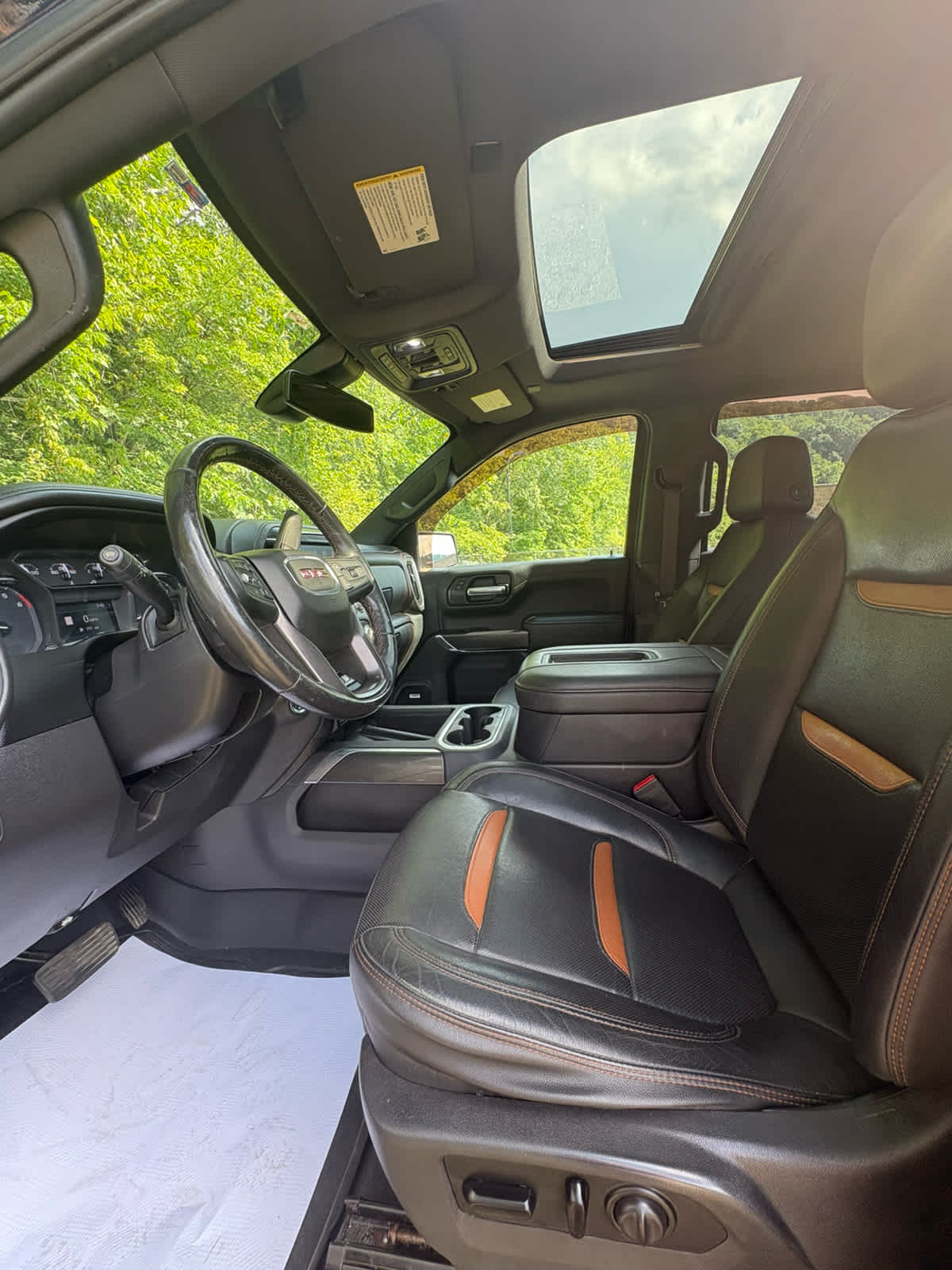 2019 GMC Sierra 1500 AT4 Pacific Blue Metallic at Baglier Buick GMC Mazda