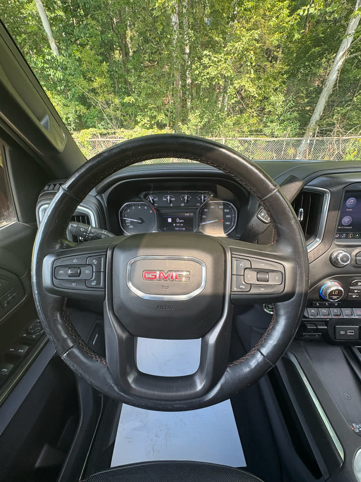 2019 GMC Sierra 1500 AT4 Pacific Blue Metallic at Baglier Buick GMC Mazda