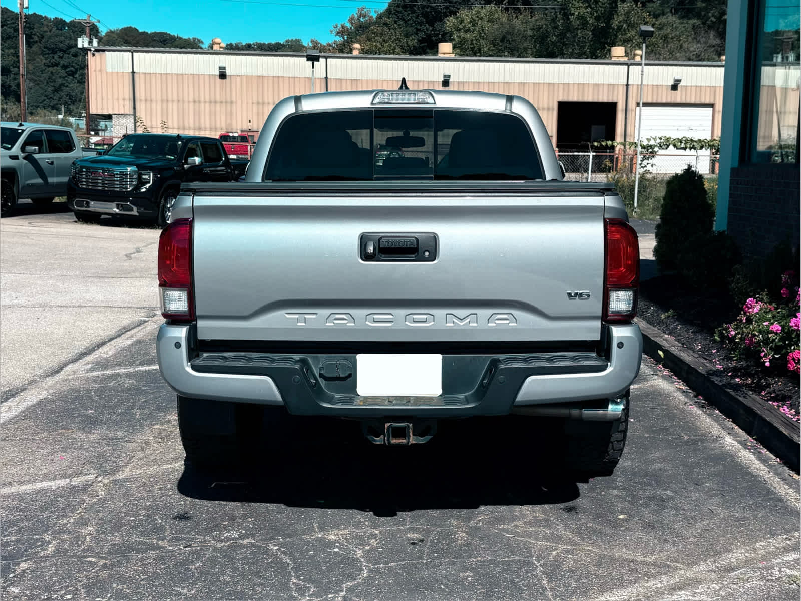 2017 Toyota Tacoma TRD Sport Silver Sky Metallic at Baglier Buick GMC Mazda