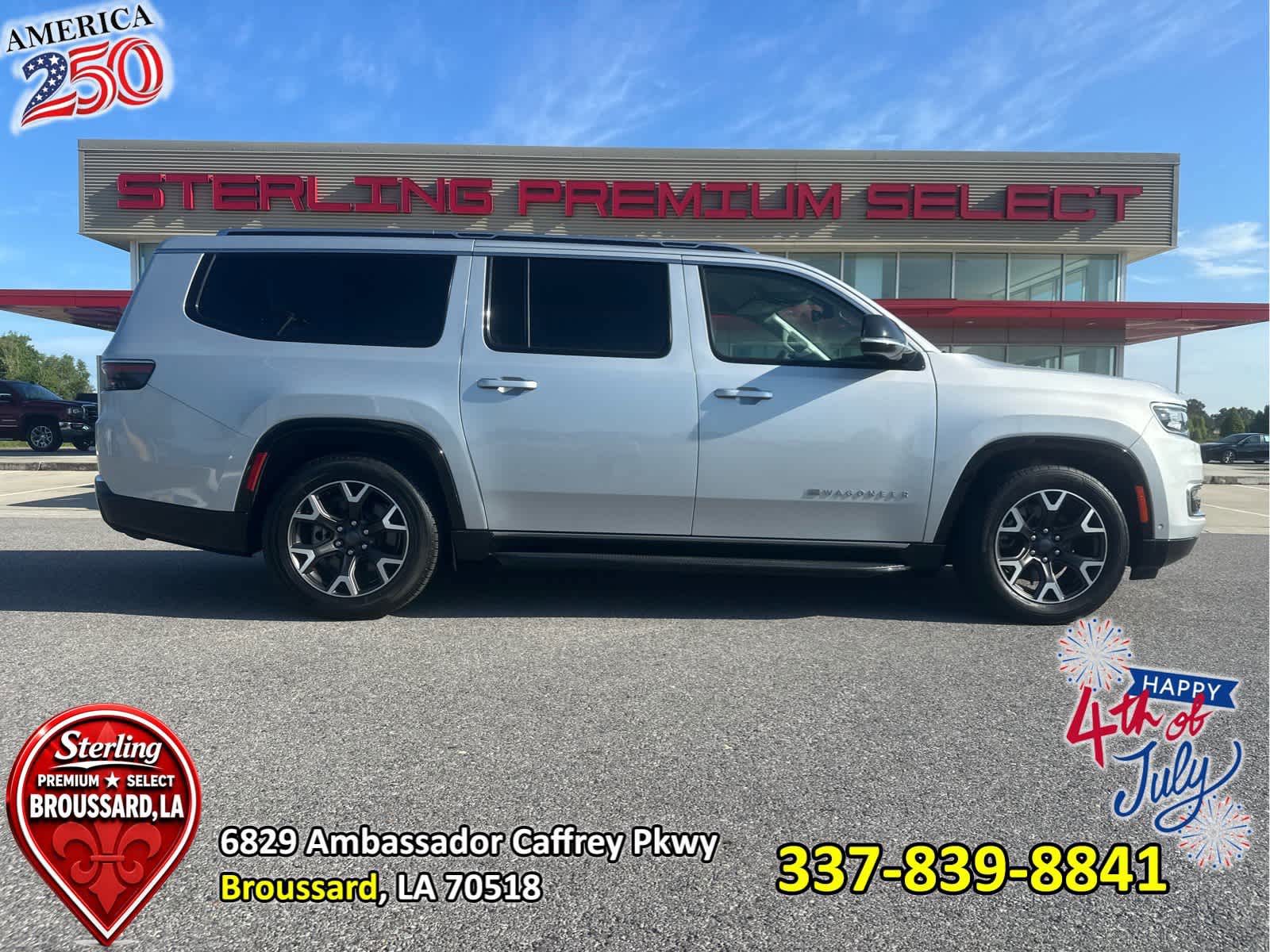 Silver Zynith 2023 Jeep Wagoneer L Series III 4WD SUV / Crossover Four-Wheel Drive 8-Speed Automatic