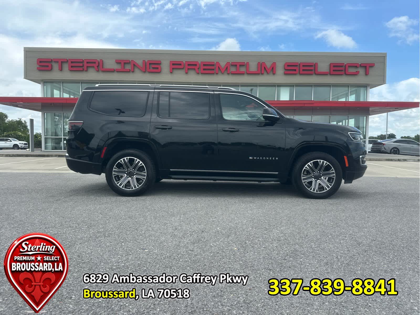 Diamond Black Crystal Pearlcoat 2024 Jeep Wagoneer SUV / Crossover 4X2 8-Speed Automatic