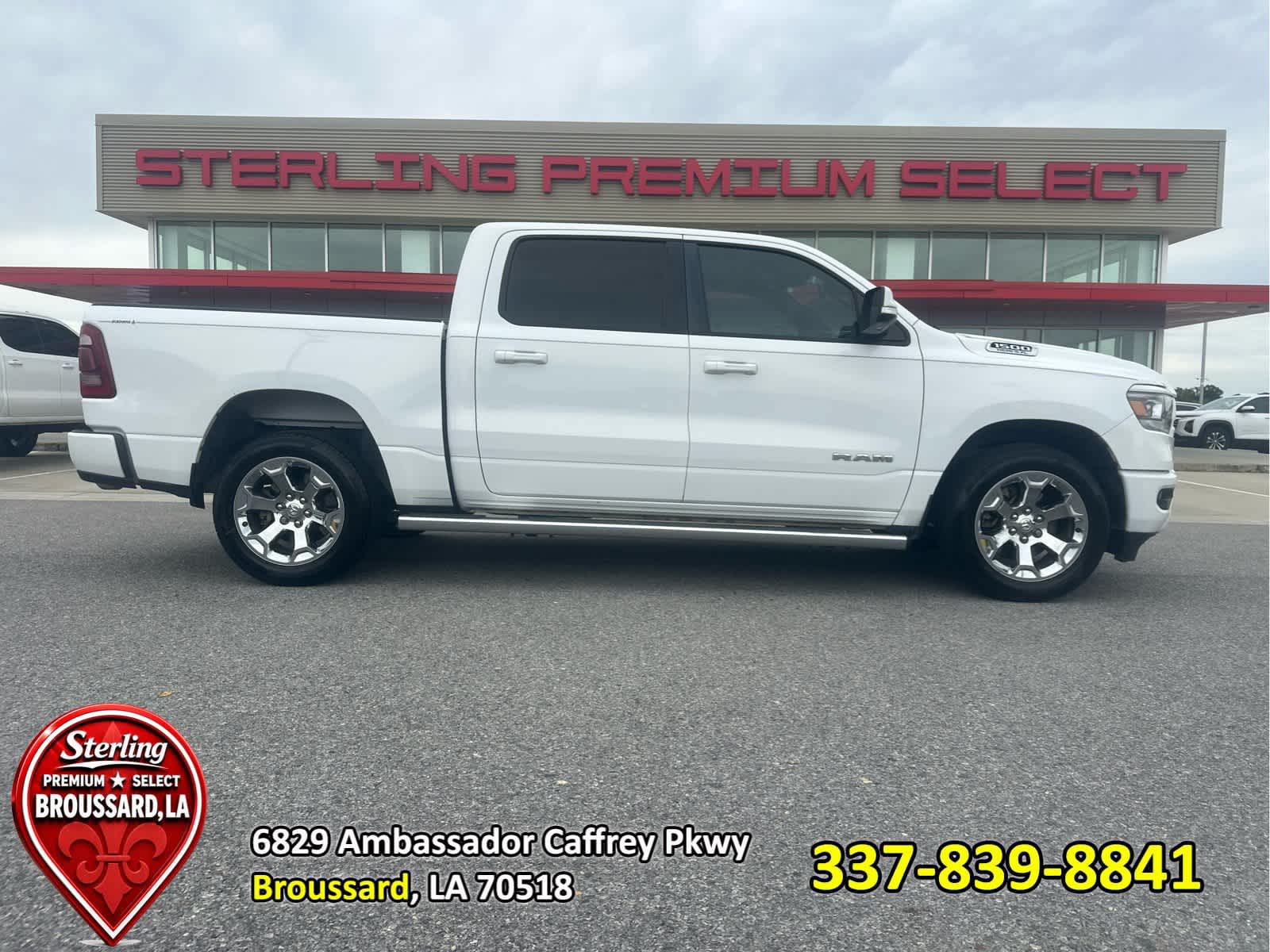 Bright White Clearcoat 2020 RAM 1500 Pickup Truck 8-Speed Automatic