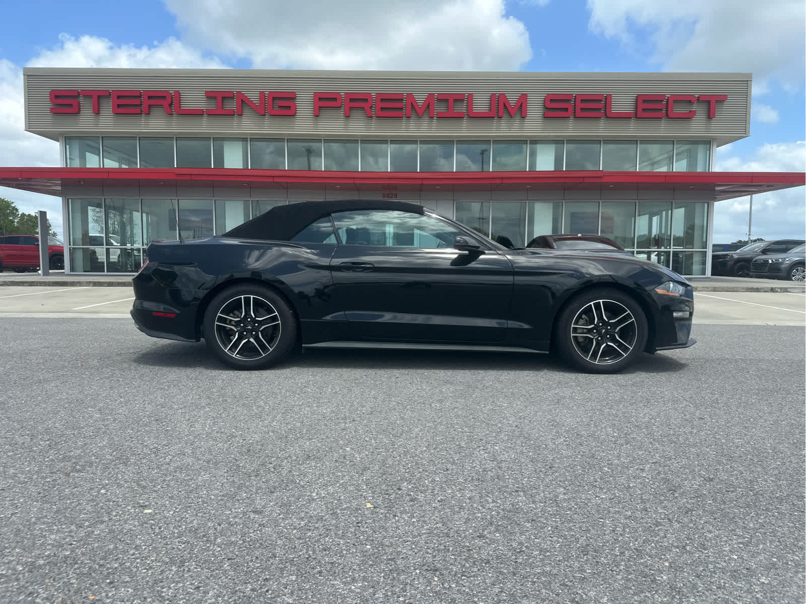 Shadow Black 2023 Ford Mustang EcoBoost Premium Convertible RWD Convertible Rear-Wheel Drive Automatic