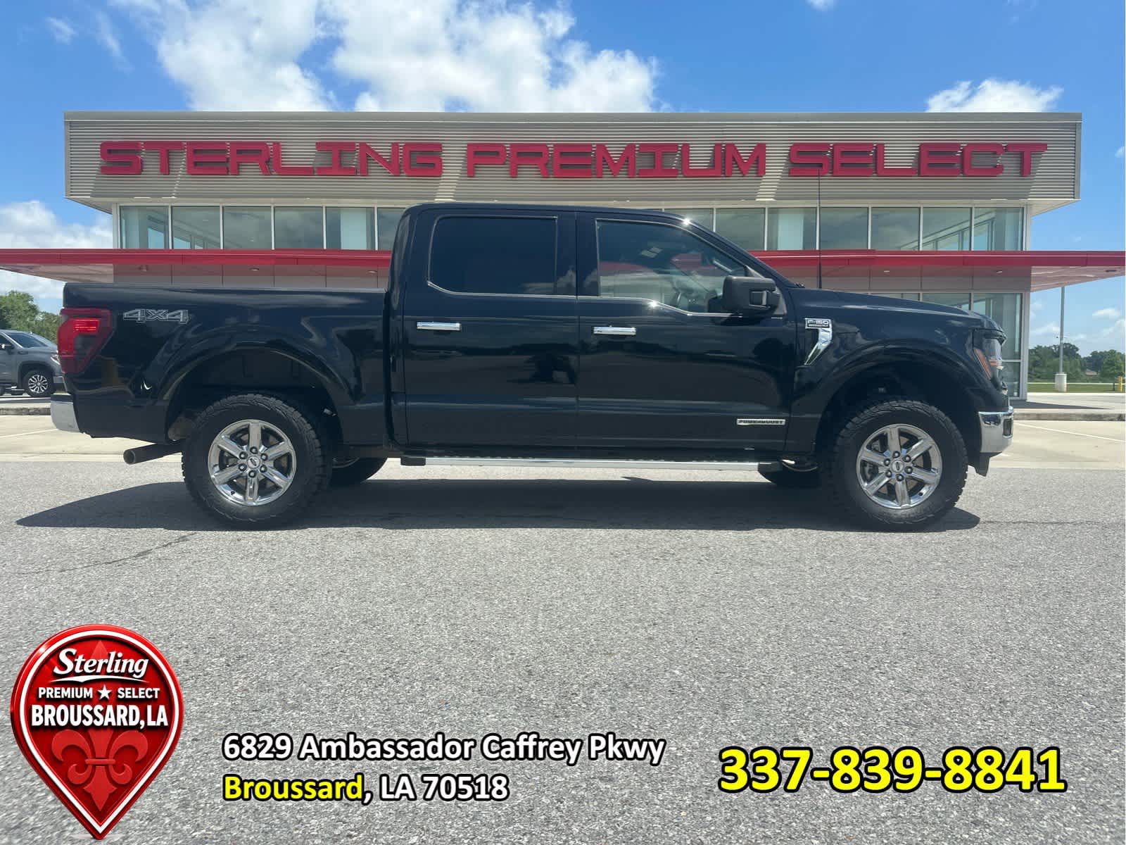 Agate Black Metallic 2024 Ford F-150 Pickup Truck Four-Wheel Drive Automatic