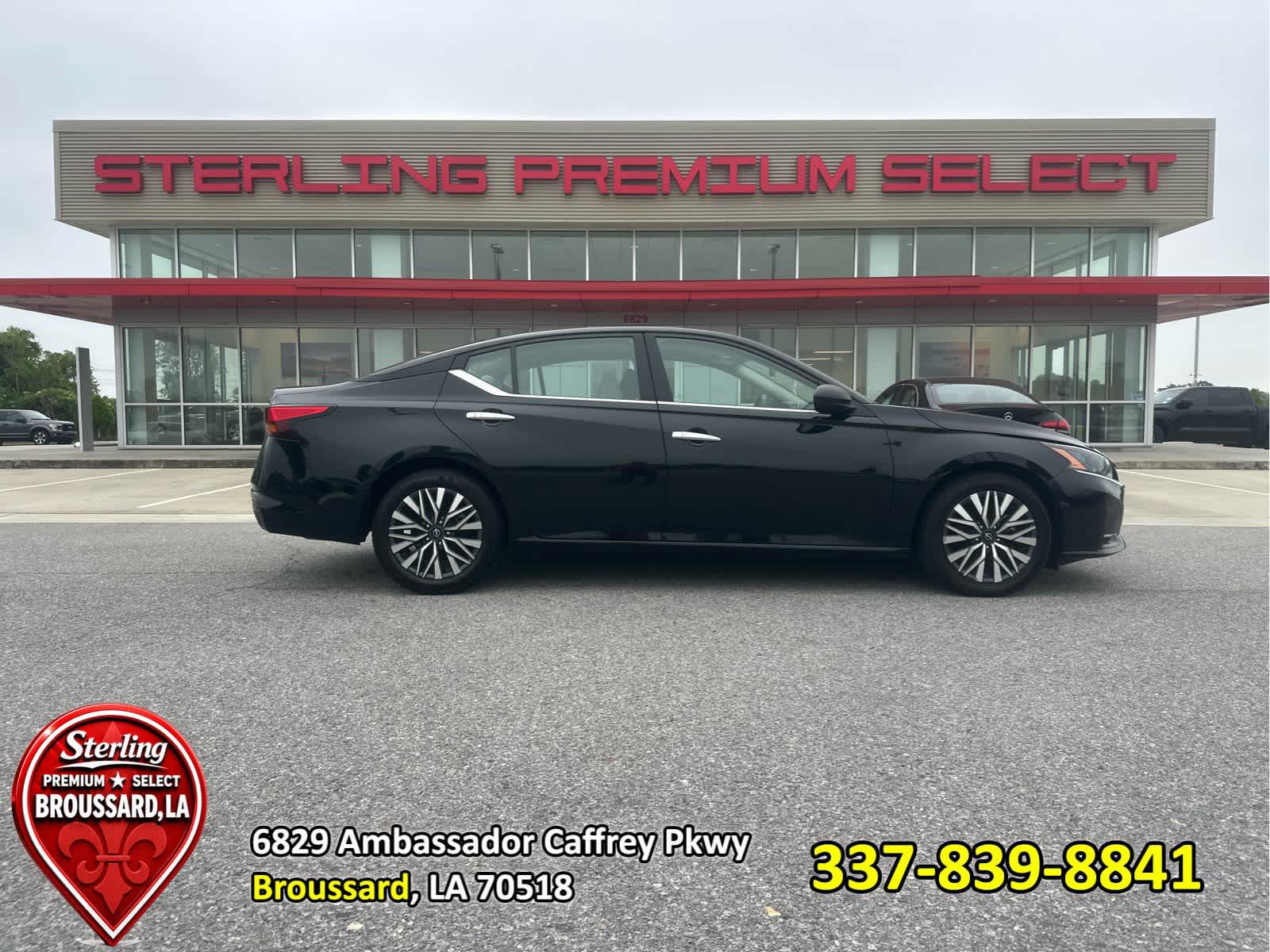 Super Black 2024 Nissan Altima Sedan Front-Wheel Drive Continuously Variable Transmission