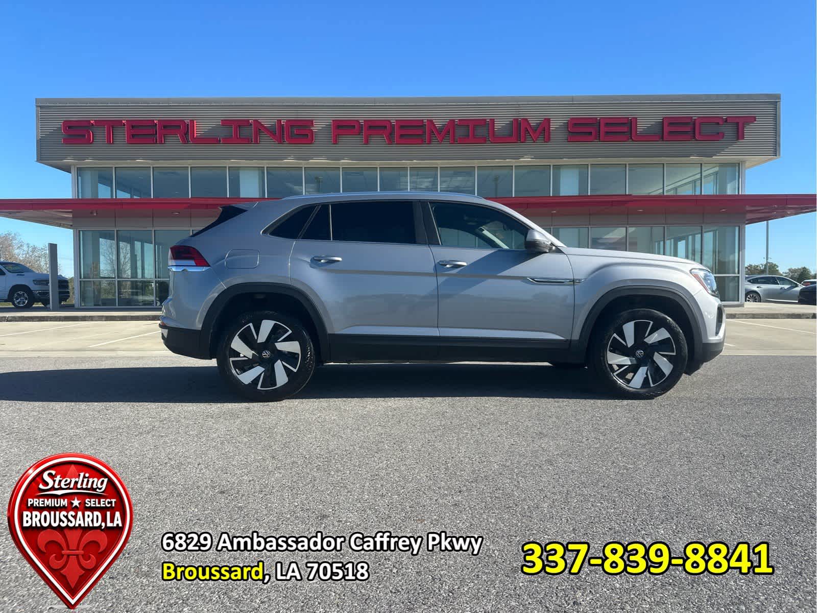 Silver Mist Metallic 2025 Volkswagen Atlas Cross Sport SUV / Crossover All-Wheel Drive 8-Speed Automatic