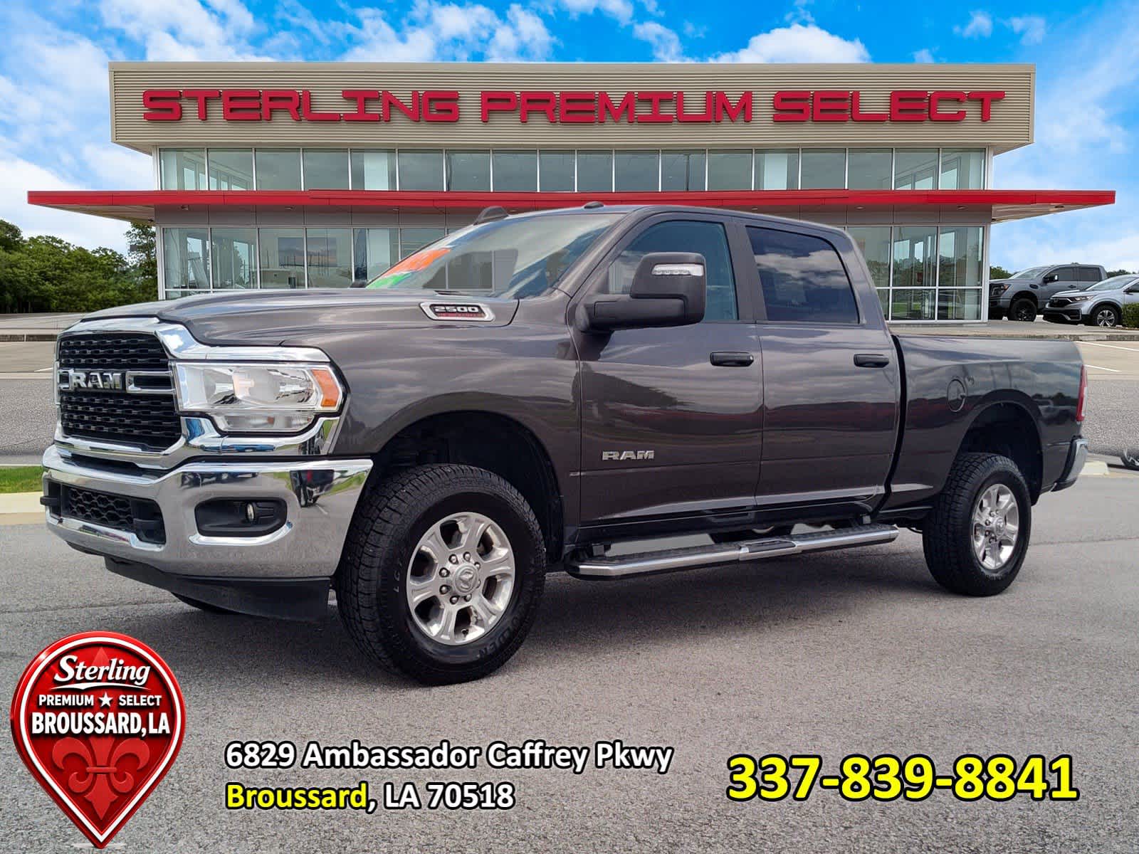 Gray (Granite Crystal Metallic Clearcoat) 2024 RAM 2500 Pickup Truck Four-Wheel Drive 8-Speed Automatic