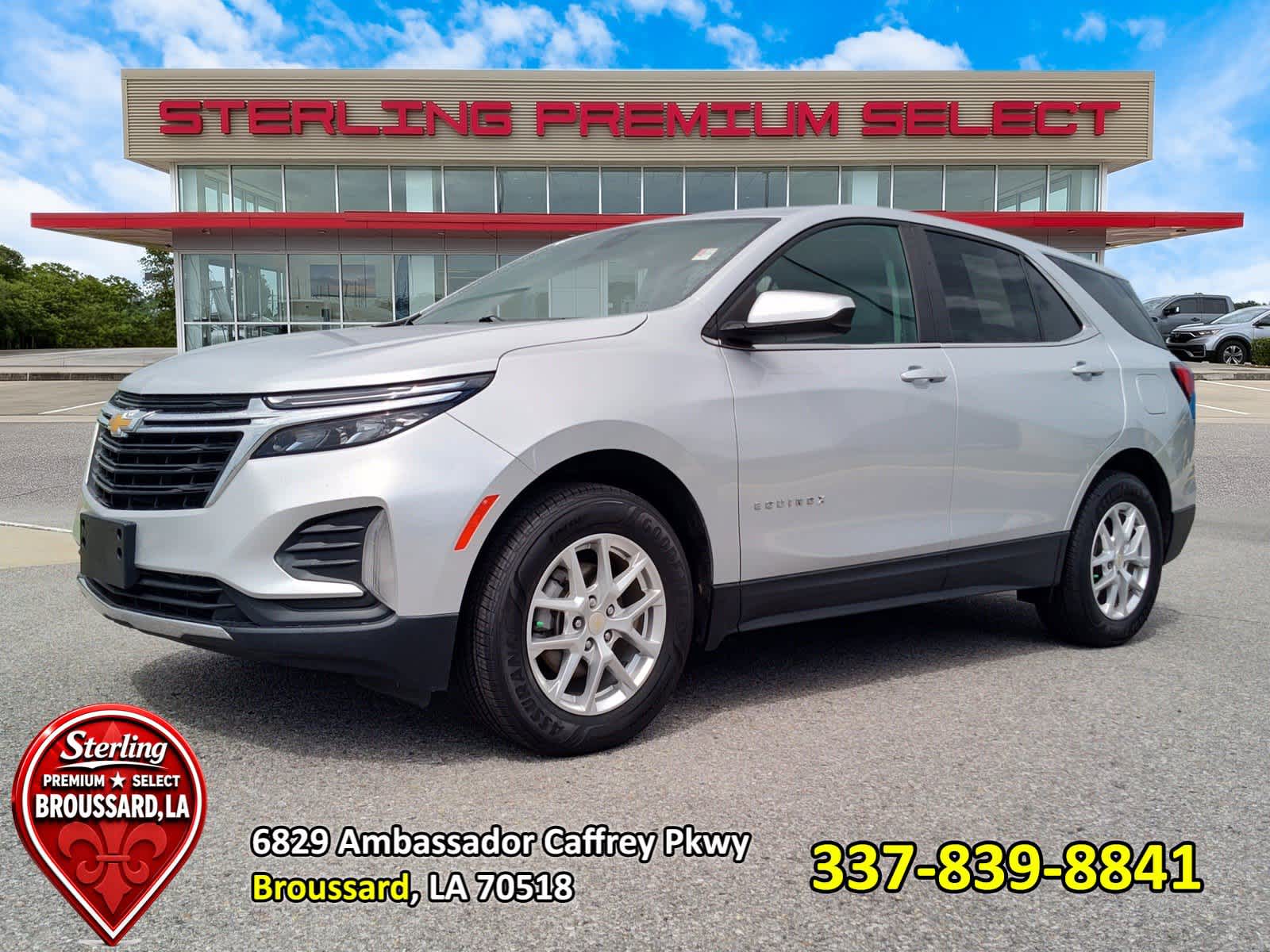 Silver Ice Metallic 2022 Chevrolet Equinox SUV / Crossover Four-Wheel Drive 6-Speed Automatic