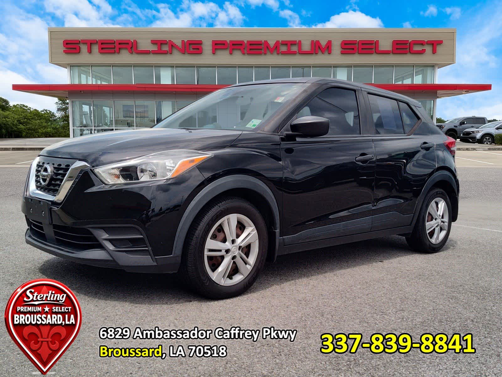 Super Black 2020 Nissan Kicks SUV / Crossover Front-Wheel Drive Continuously Variable Transmission