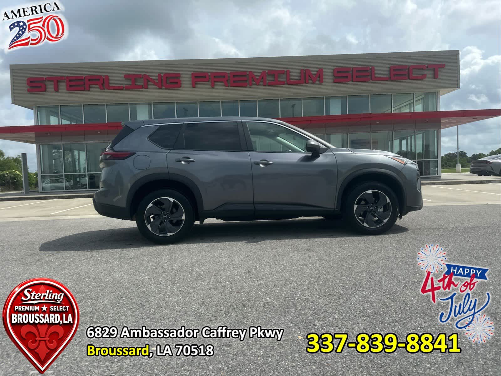Gray (Gun Metallic) 2024 Nissan Rogue SV FWD SUV / Crossover Front-Wheel Drive Continuously Variable Transmission