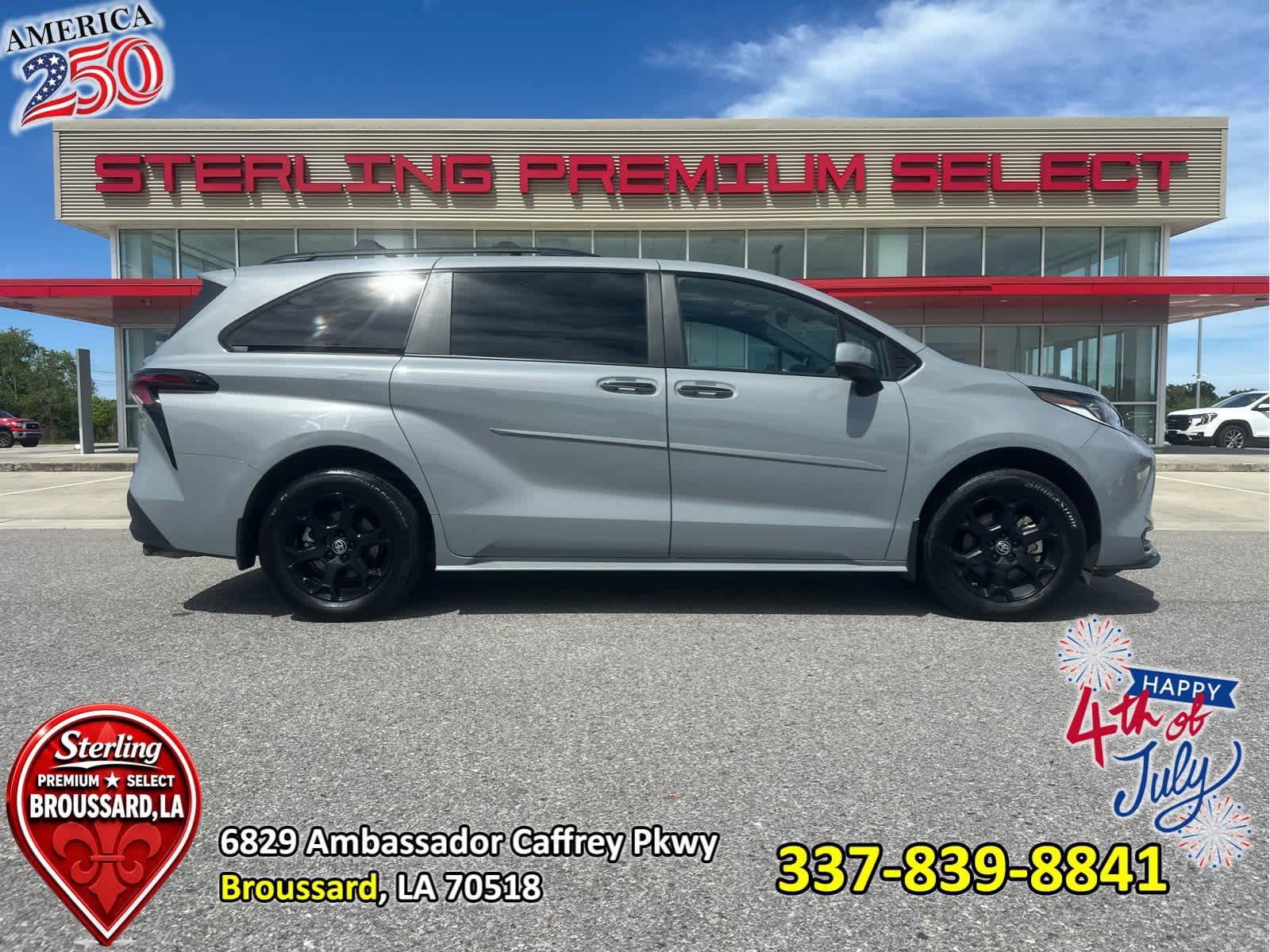 Cement 2025 Toyota Sienna Woodland Edition 7-Passenger AWD Minivan All-Wheel Drive Continuously Variable Transmission
