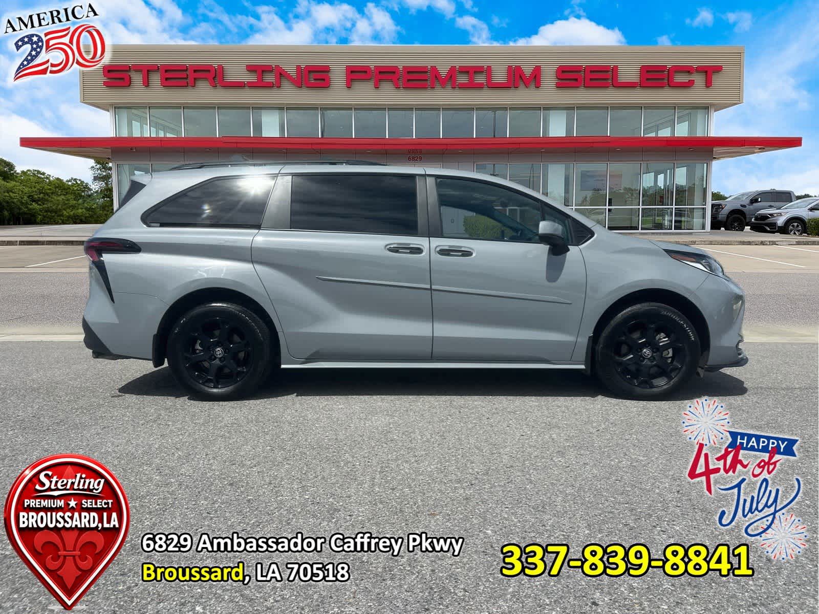 Cement 2025 Toyota Sienna Woodland Edition 7-Passenger AWD Minivan All-Wheel Drive Continuously Variable Transmission