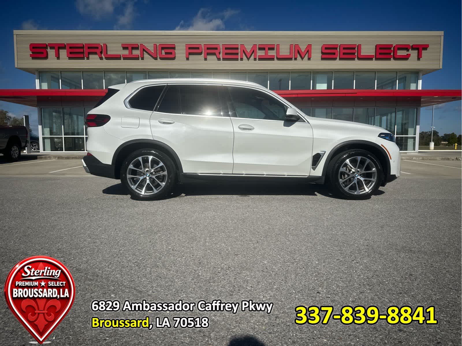 Mineral White Metallic 2025 BMW X5 SUV / Crossover Rear-Wheel Drive 8-Speed Automatic