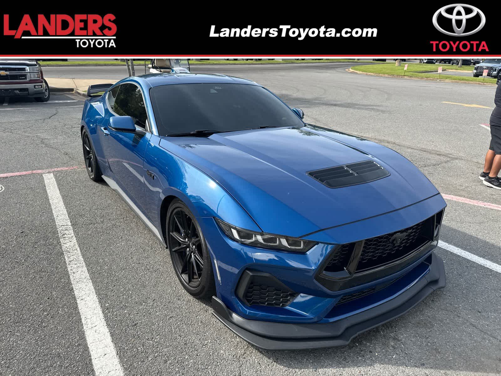 Blue 2024 Ford Mustang GT Premium Fastback RWD Coupe Rear-Wheel Drive Automatic