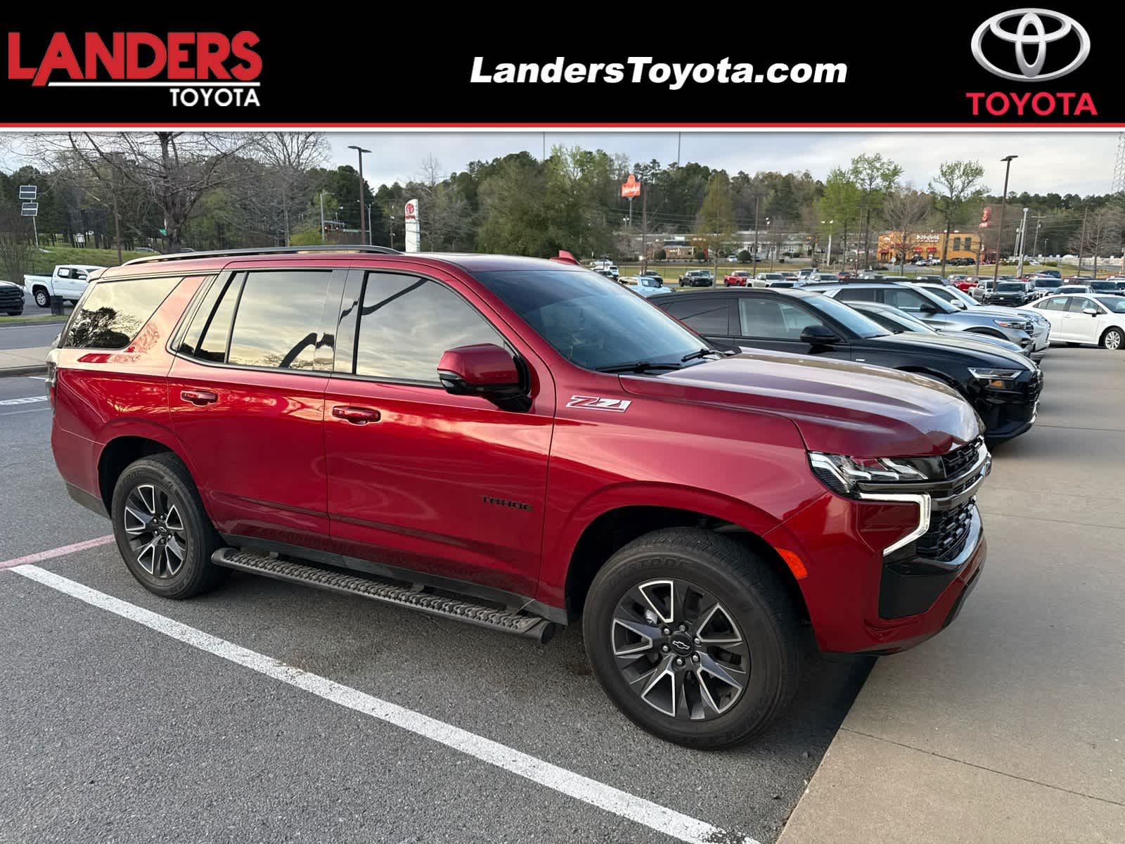 Red 2022 Chevrolet Tahoe Z71 4WD SUV / Crossover Four-Wheel Drive Automatic