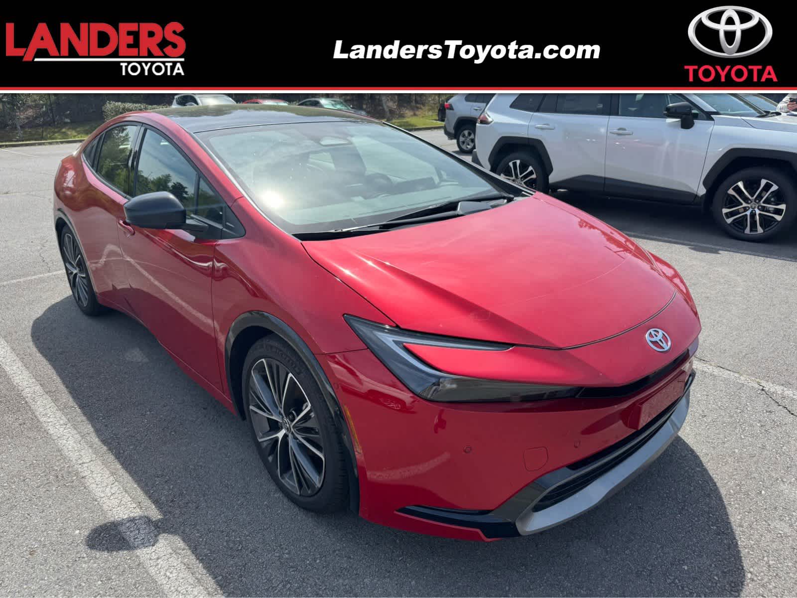 Red 2025 Toyota Prius Limited FWD Hatchback Front-Wheel Drive Continuously Variable Transmission