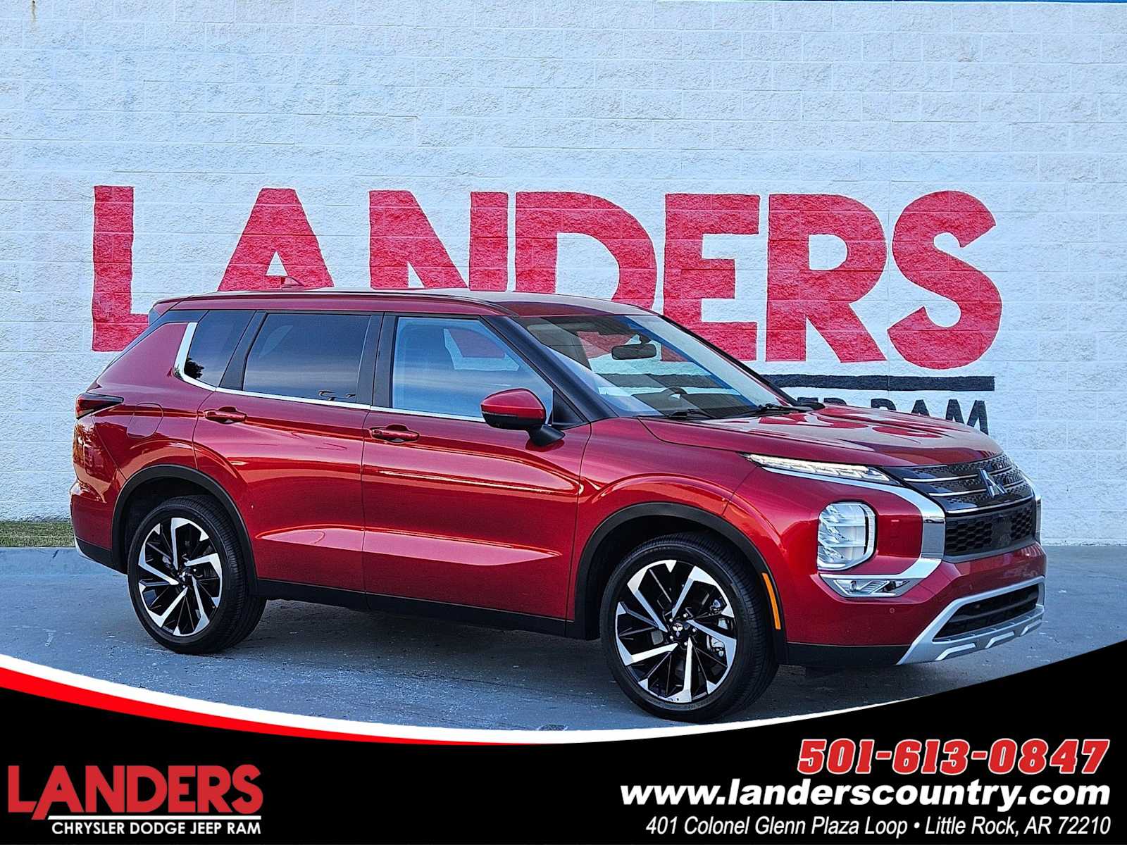 Red Diamond 2024 Mitsubishi Outlander SE S-AWC SUV / Crossover All-Wheel Drive Continuously Variable Transmission