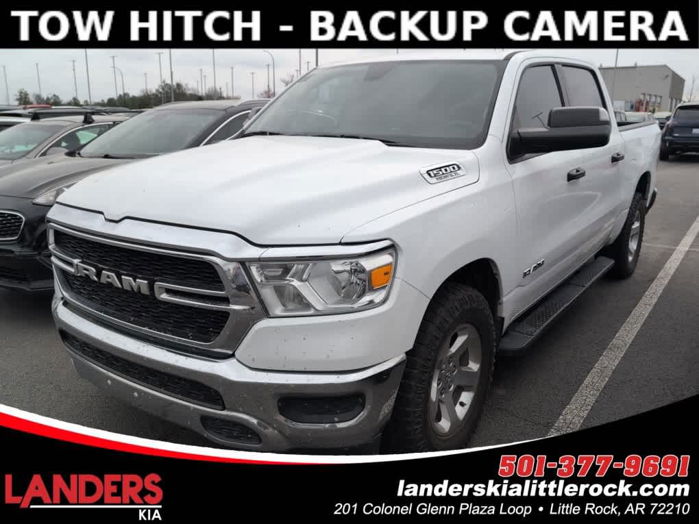 White 2019 RAM 1500 Tradesman Crew Cab RWD Pickup Truck 4X2 Automatic