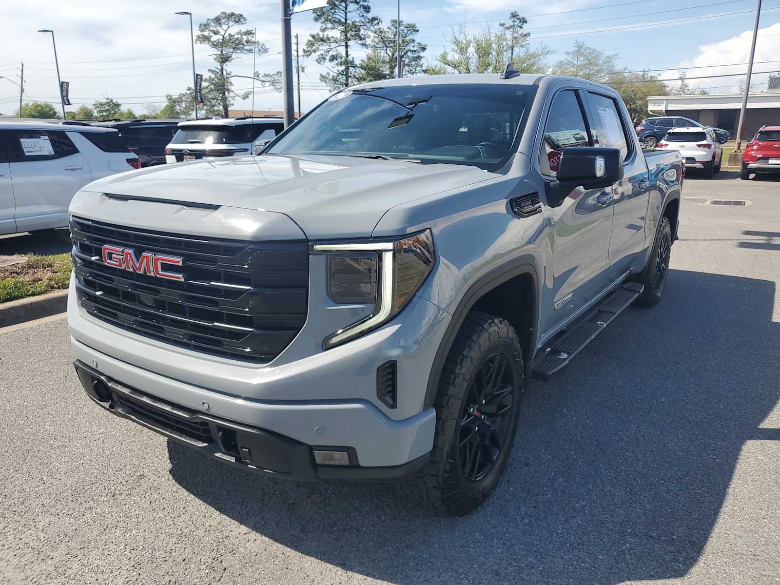 Thunderstorm Gray 2024 GMC Sierra 1500 Elevation Crew Cab 4WD Pickup Truck Four-Wheel Drive Automatic