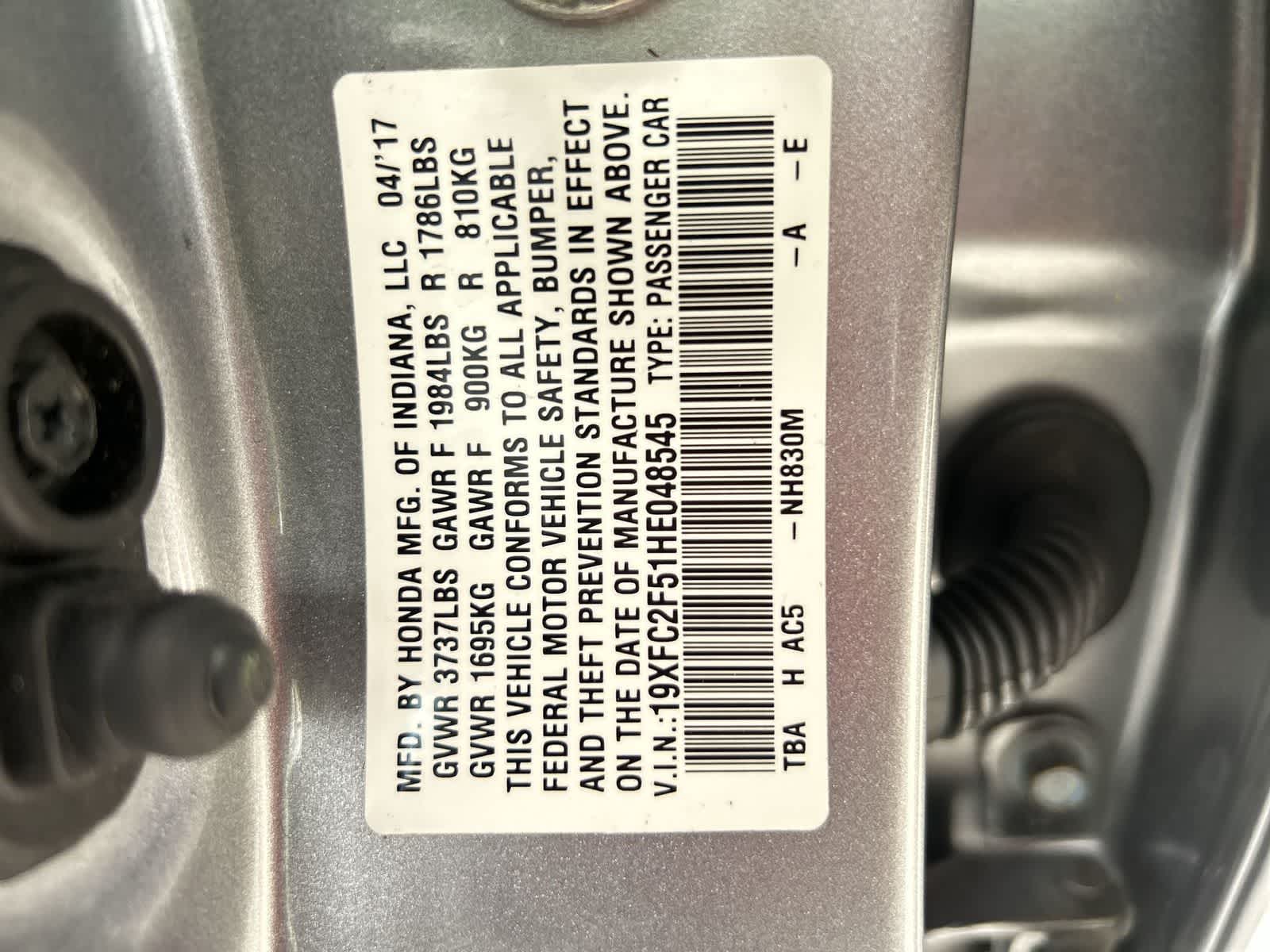 19XFC2F51HE048545
