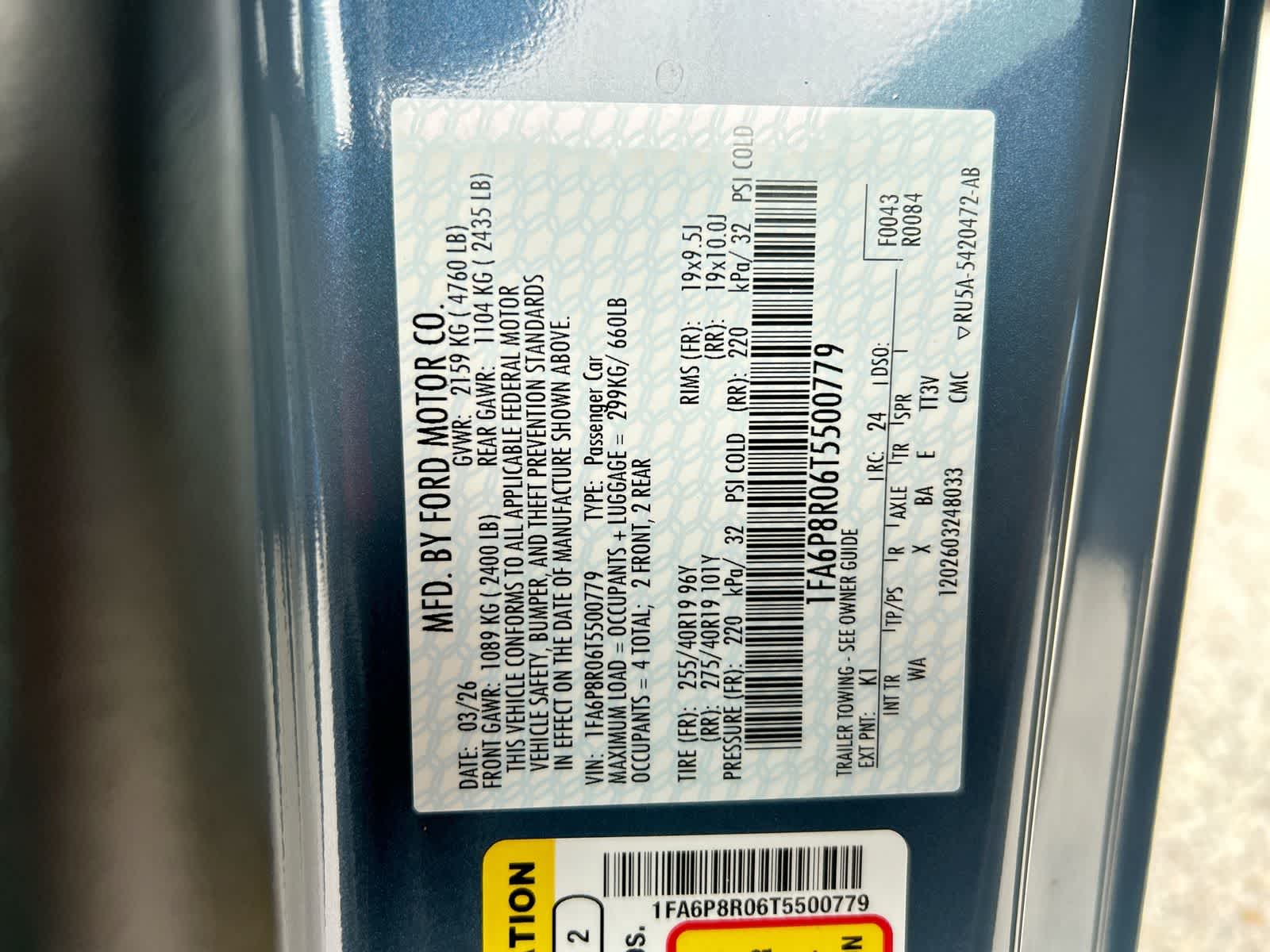 1FA6P8R06T5500779