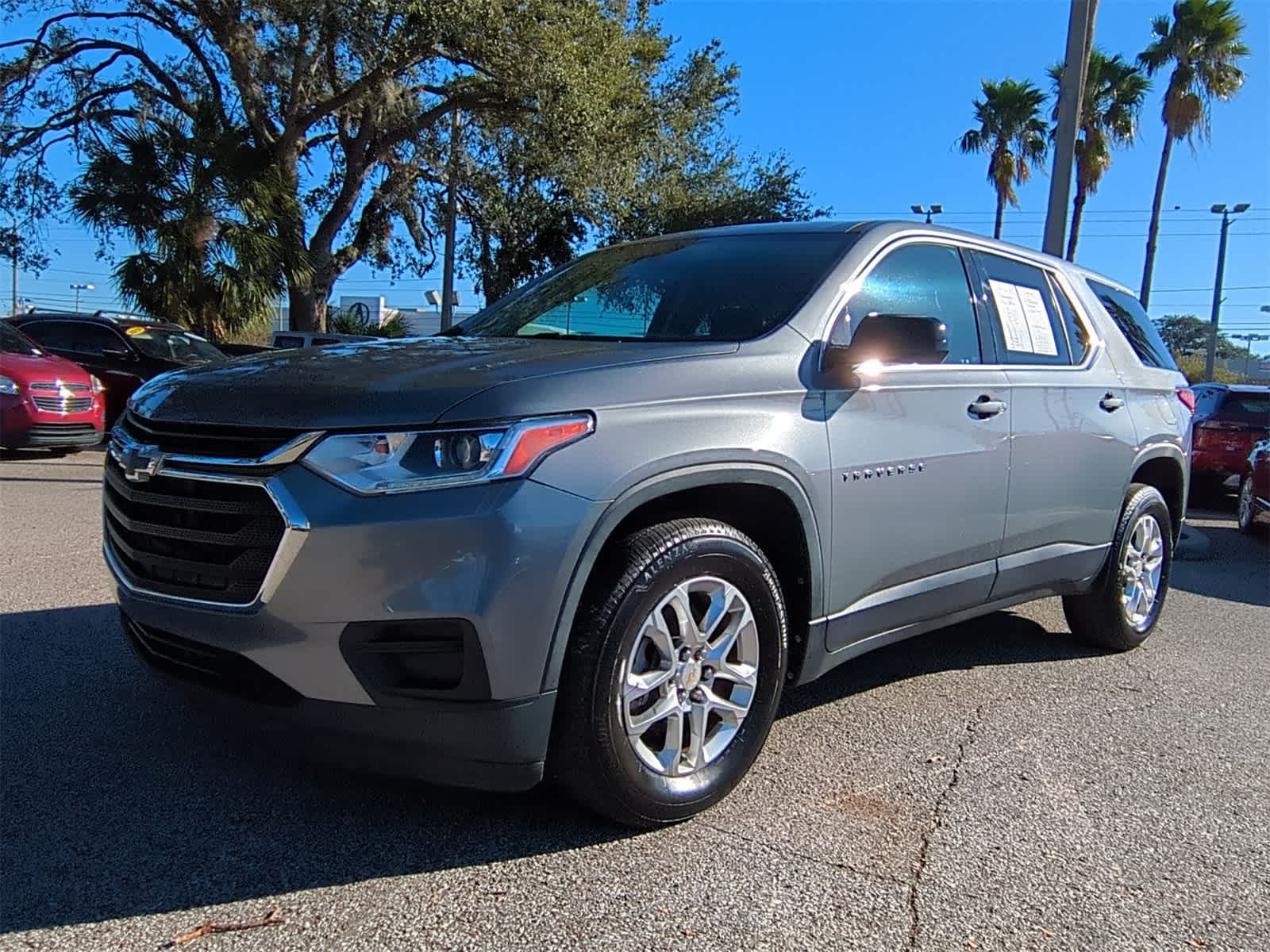 Used 2019 Chevrolet Traverse LS with VIN 1GNERFKW2KJ165701 for sale in Tampa, FL