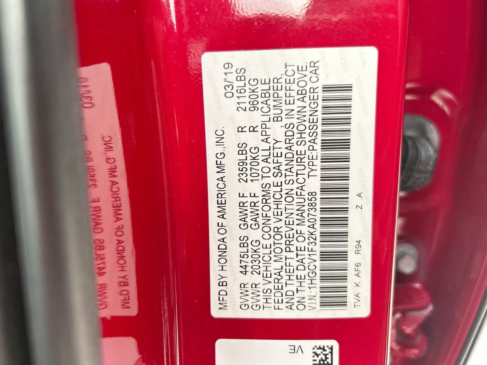 1HGCV1F32KA073858