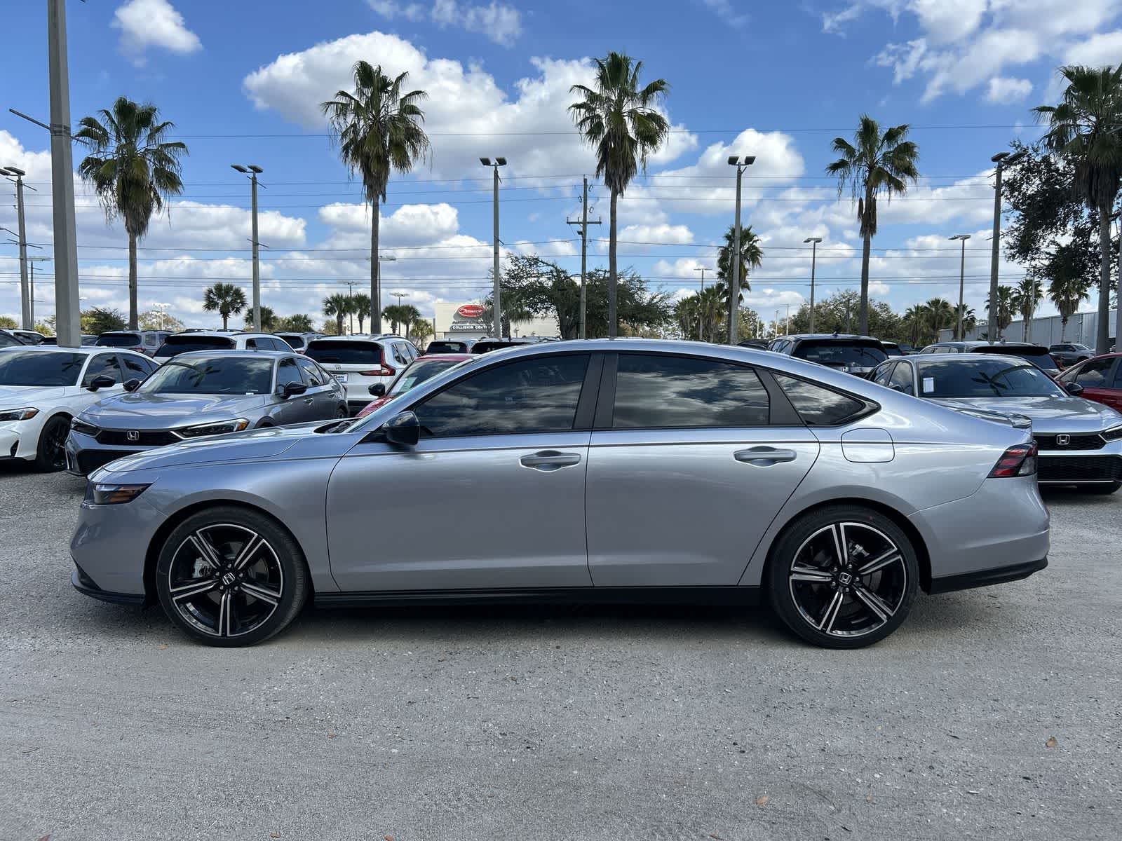 New Solar Silver Metallic 2026 Honda Accord Hybrid Sport for Sale