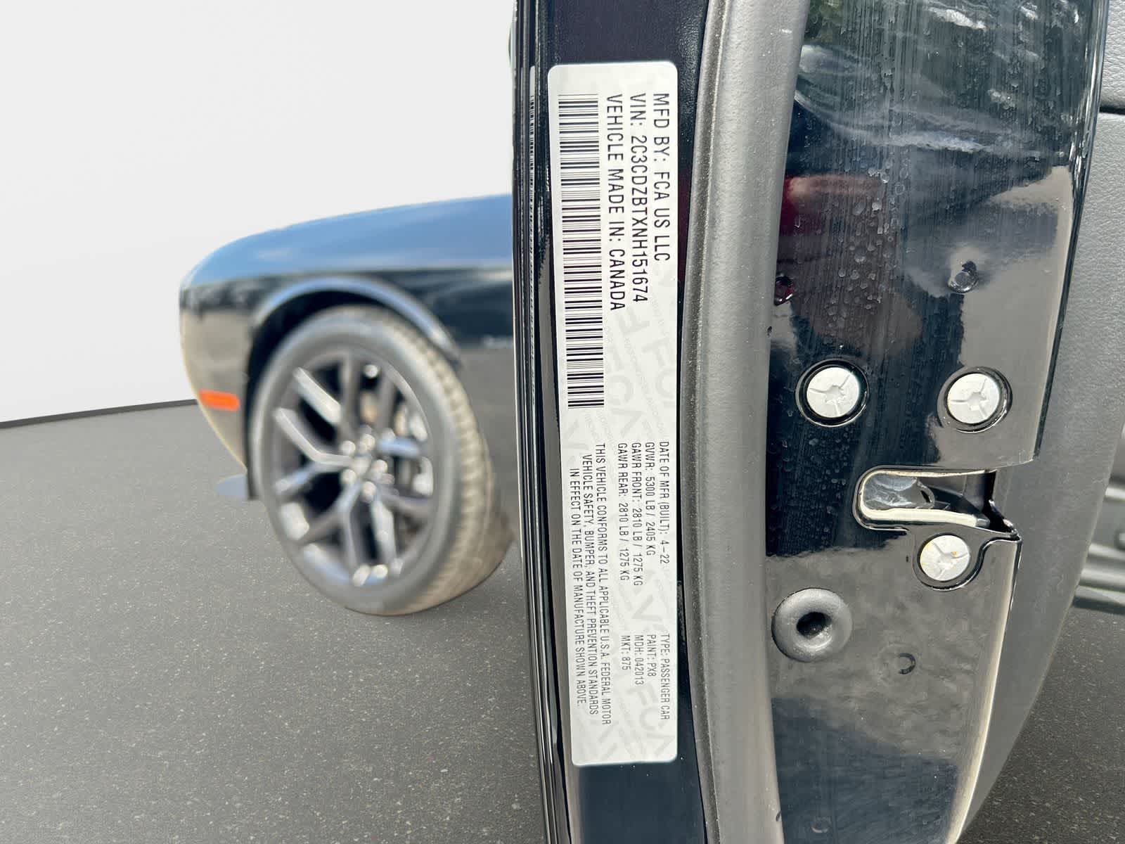 2C3CDZBTXNH151674