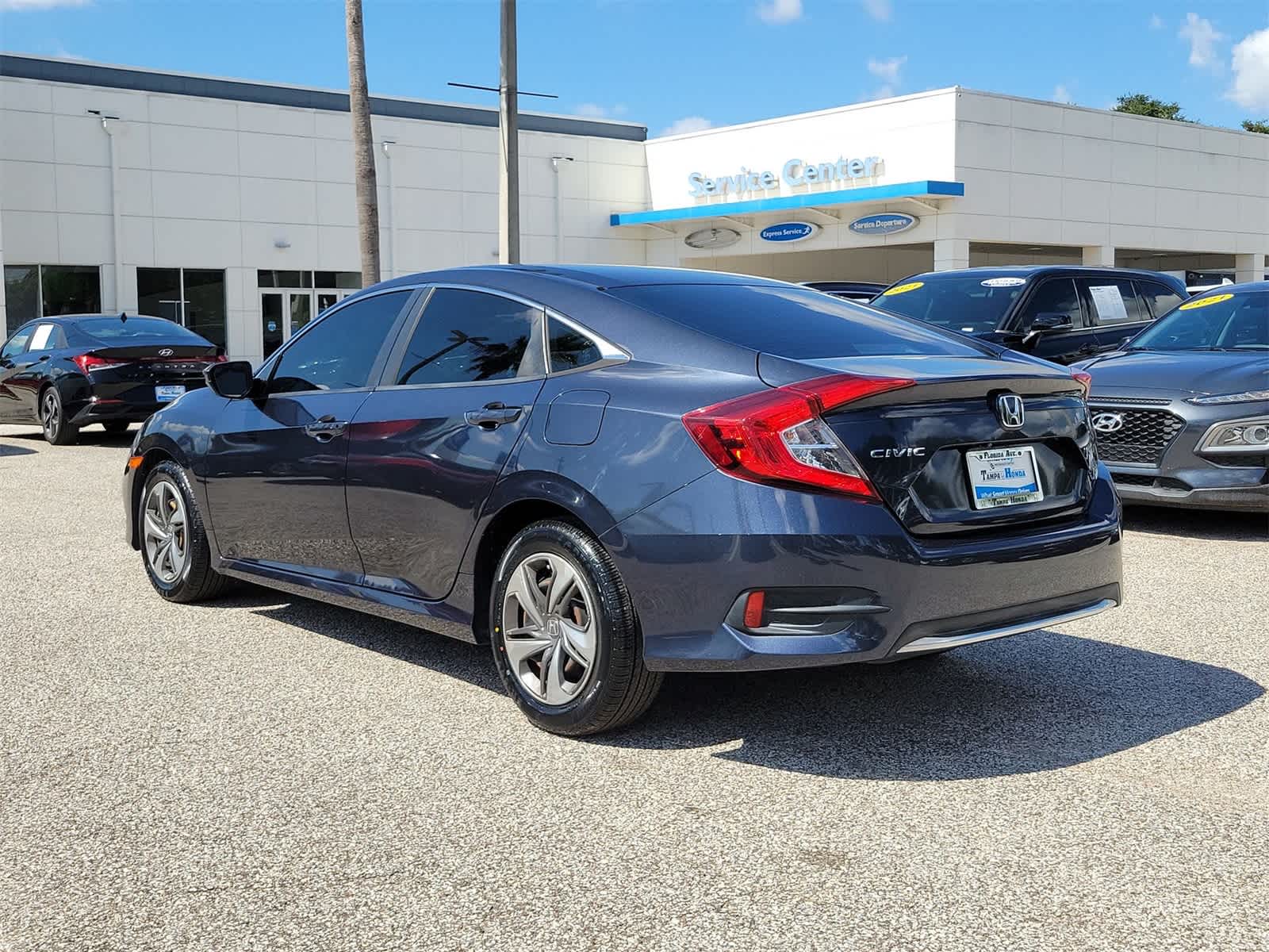 Used 2019 Honda Civic LX with VIN 2HGFC2F61KH583350 for sale in Tampa, FL