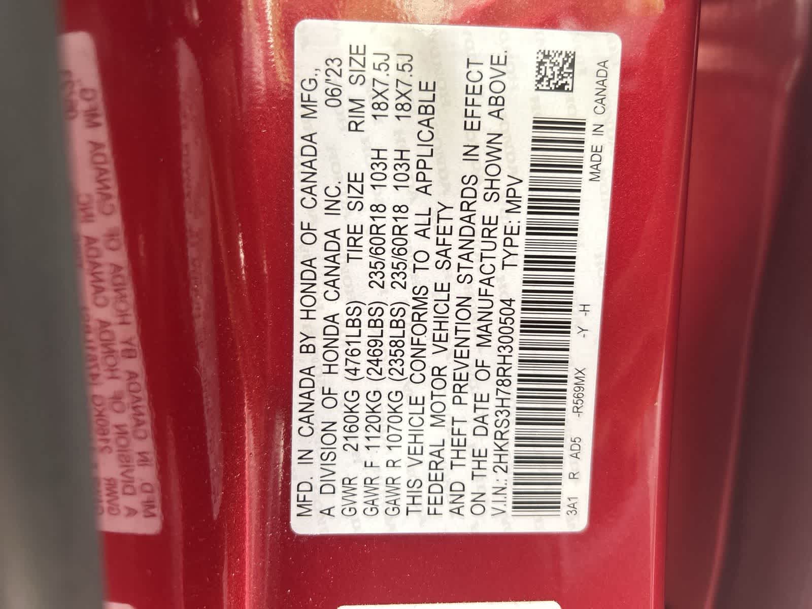 2HKRS3H78RH300504
