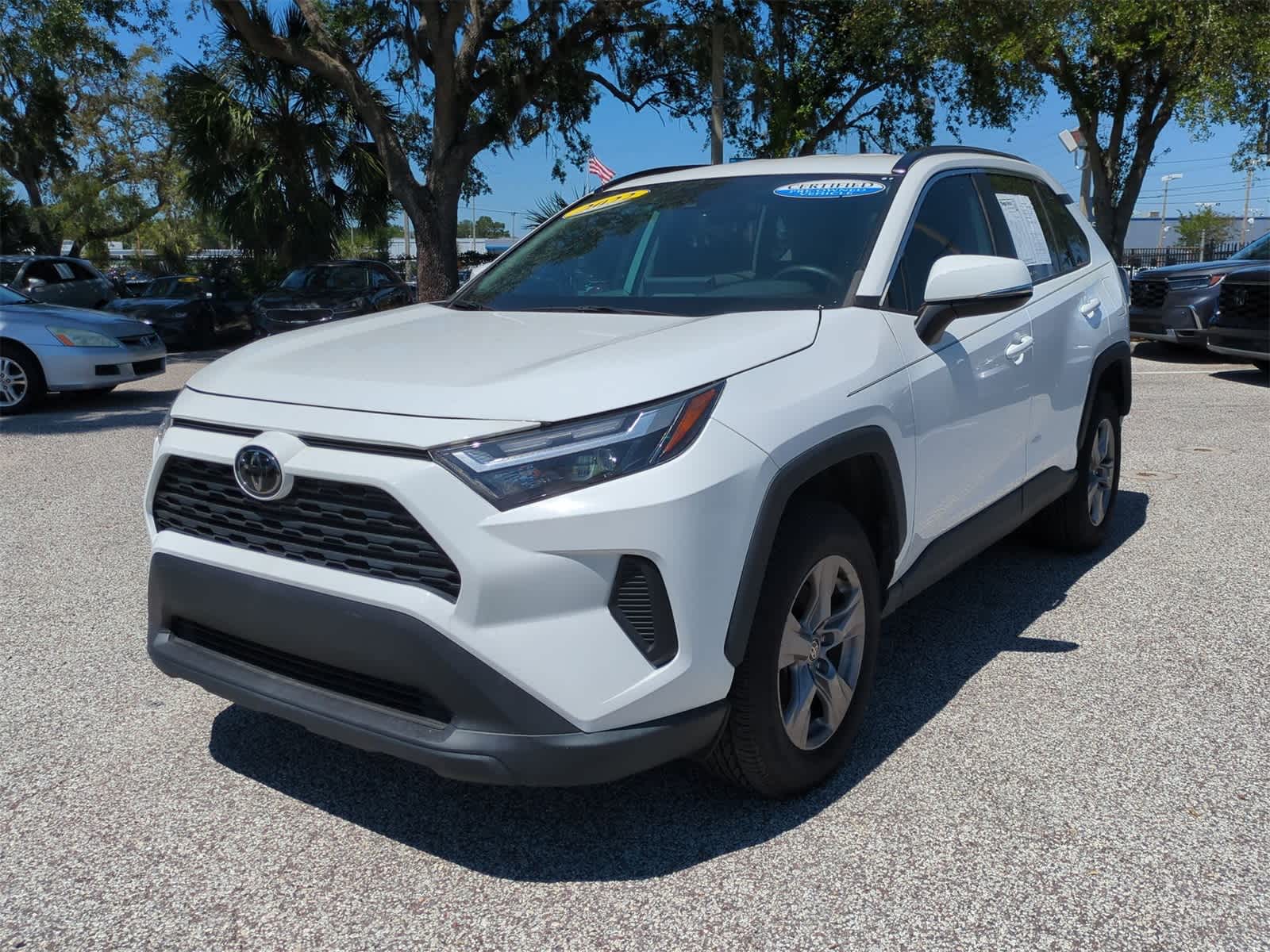 Used 2022 Toyota RAV4 XLE with VIN 2T3W1RFV3NC180724 for sale in Tampa, FL