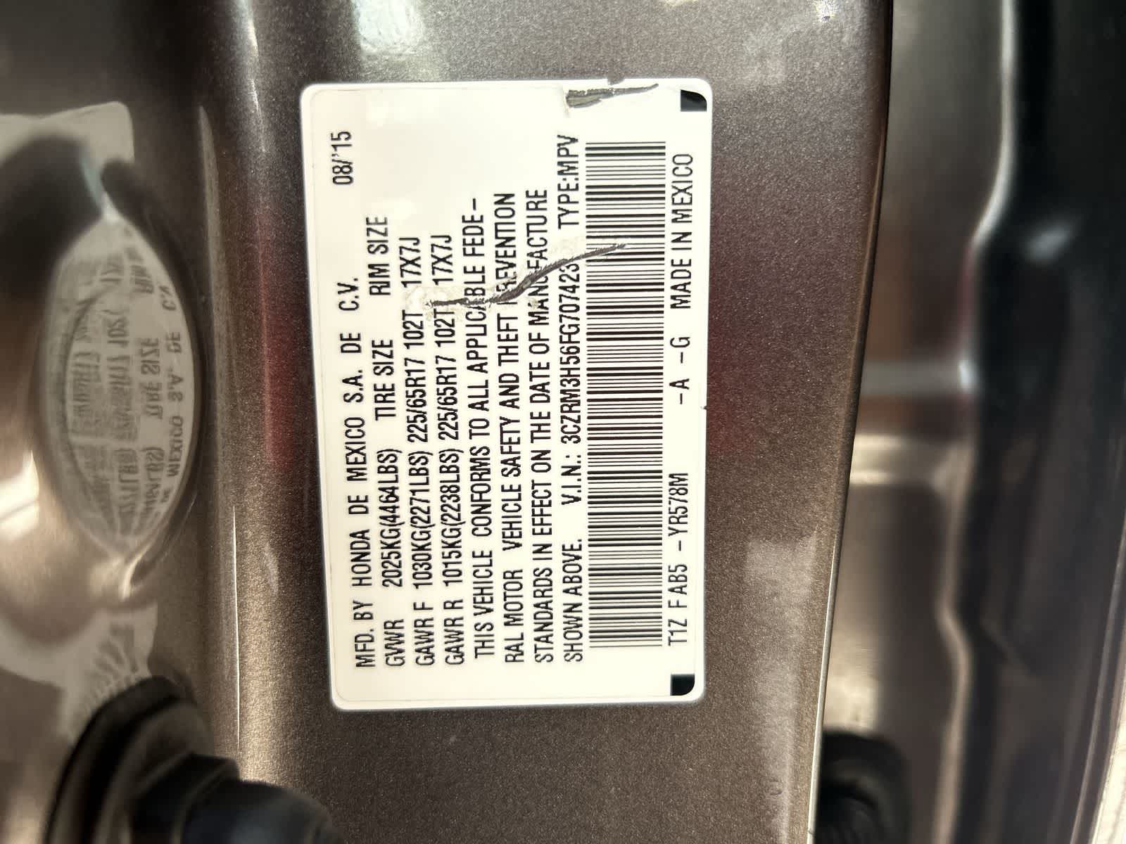 3CZRM3H56FG707423