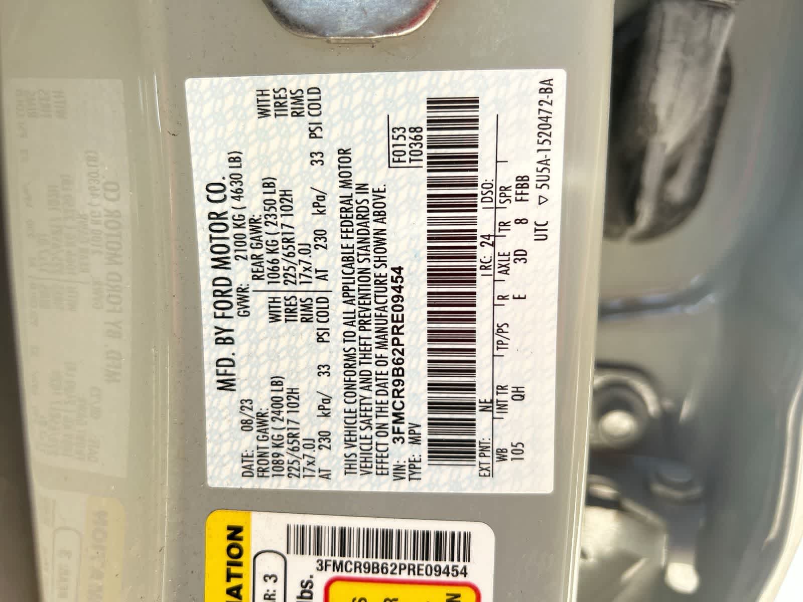 3FMCR9B62PRE09454