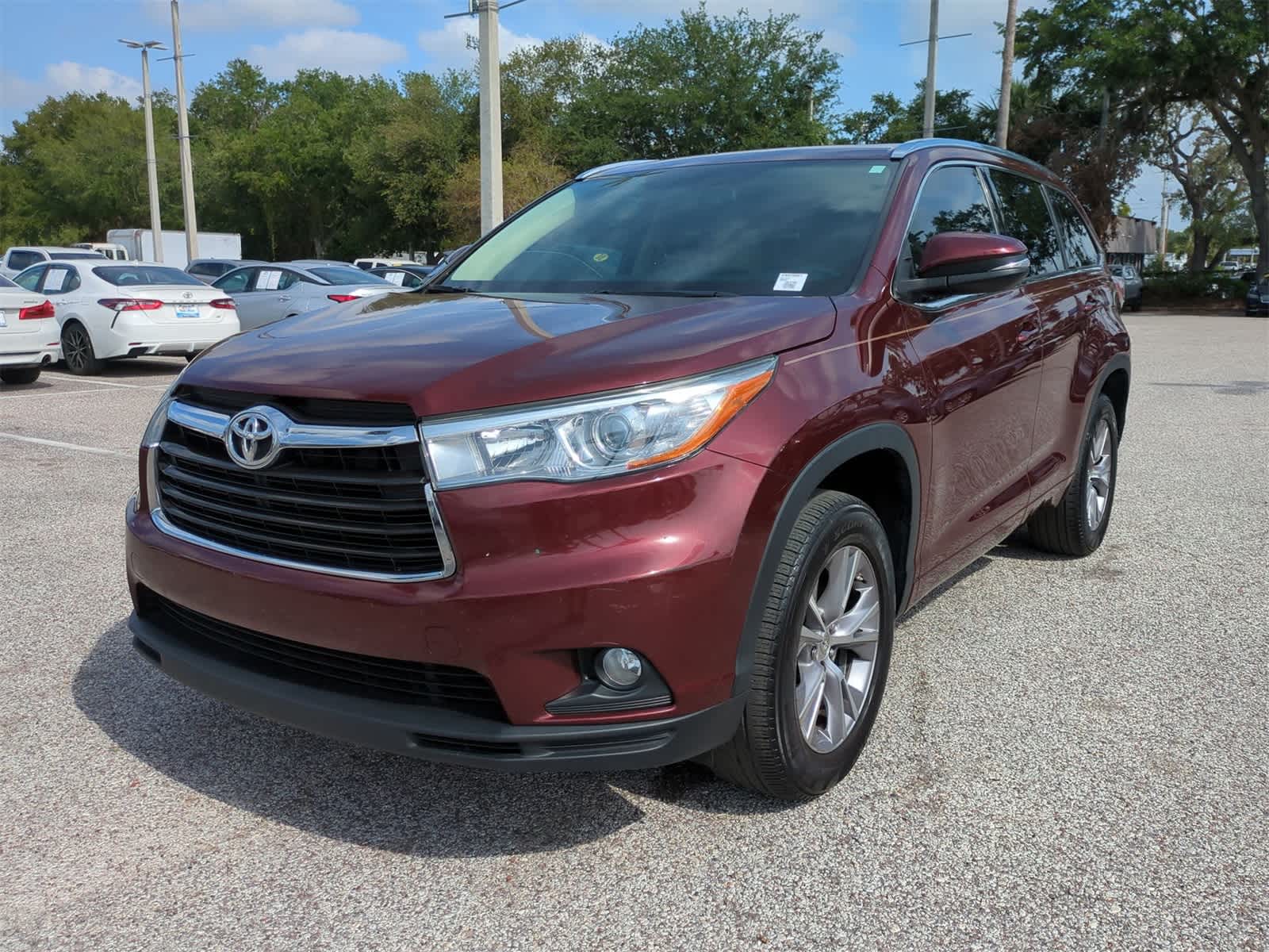 Used 2015 Toyota Highlander XLE with VIN 5TDKKRFH8FS073501 for sale in Tampa, FL