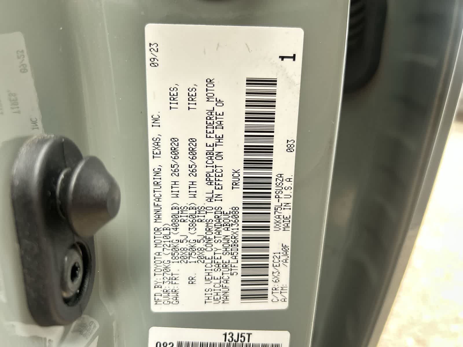 5TFLA5DB6RX136088