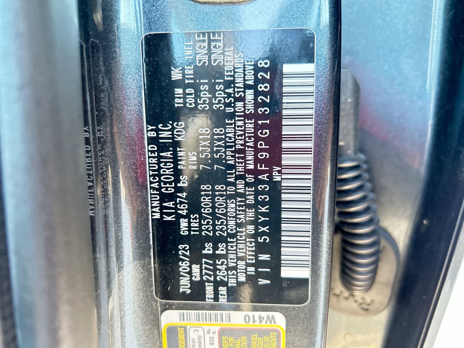 5XYK33AF9PG132828