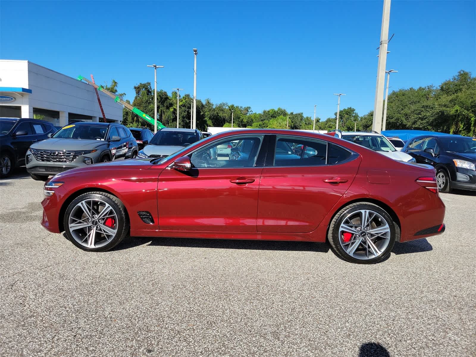 Used 2024 GENESIS G70 Sport Advanced with VIN KMTG54SE4RU137322 for sale in Tampa, FL