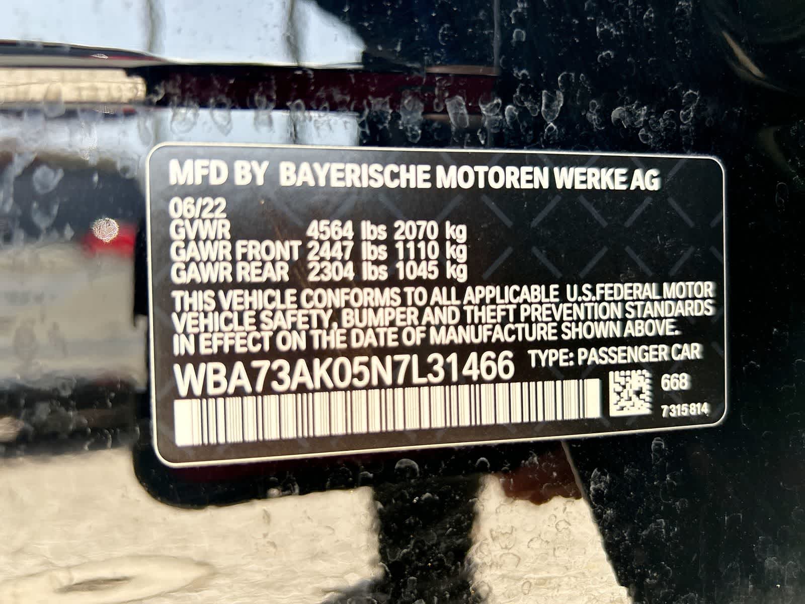 WBA73AK05N7L31466
