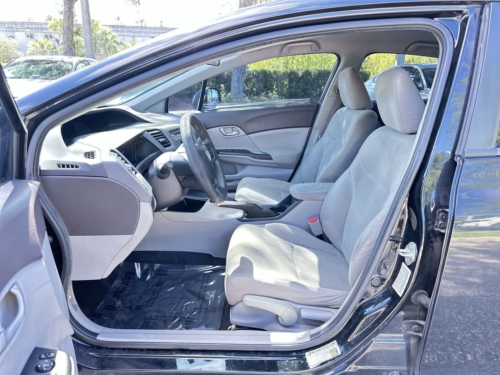 Used 2012 Honda Civic LX with VIN 19XFB2F53CE073989 for sale in Wesley Chapel, FL