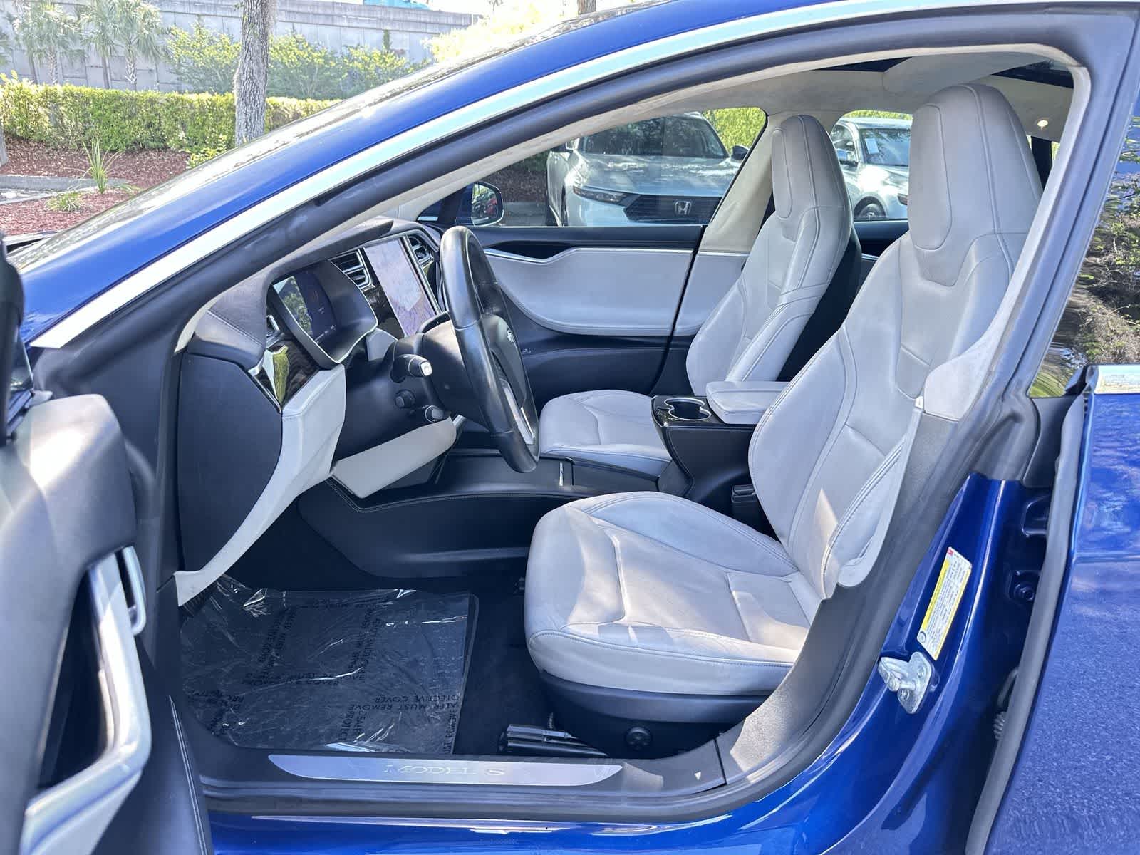 Used 2016 Tesla Model S 90D with VIN 5YJSA1E20GF141166 for sale in Wesley Chapel, FL